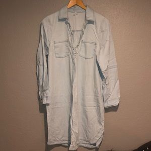 Maternity dress size XS light denim blue